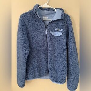 Columbia Women's Mountain Side Sherpa Fleece Full-Zip Jacket Size Medium